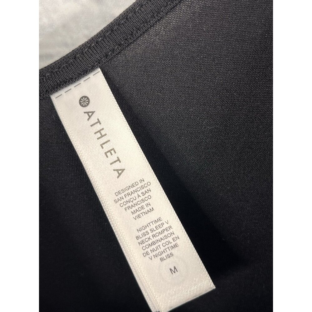 ATHLETA Women's Black Coaster Luxe Jumpuit Medium - Picture 4 of 5